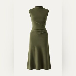 OGL Olive Green Midi Dress